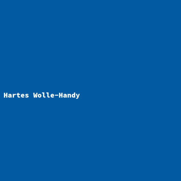 Hartes Wolle-Handy