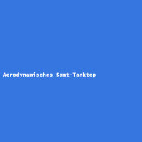 Aerodynamisches Samt-Tanktop