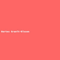 Hartes Granit-Kissen