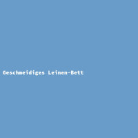 Geschmeidiges Leinen-Bett