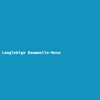 Langlebige Baumwolle-Hose