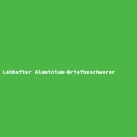 Lebhafter Aluminium-Briefbeschwerer