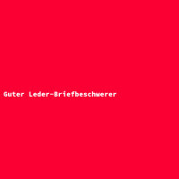 Guter Leder-Briefbeschwerer