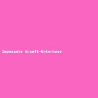 Imposante Granit-Unterhose