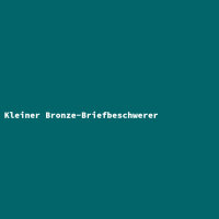 Kleiner Bronze-Briefbeschwerer