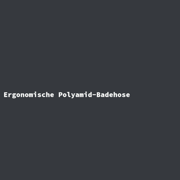 Ergonomische Polyamid-Badehose