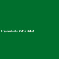 Ergonomische Wolle-Gabel