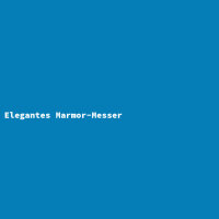 Elegantes Marmor-Messer