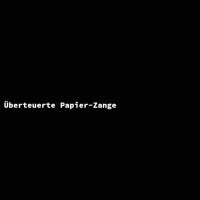 Überteuerte Papier-Zange