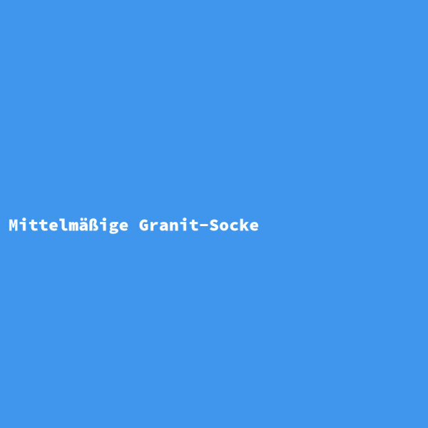 Mittelmäßige Granit-Socke