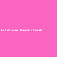 Fantastischer Baumwolle-Computer