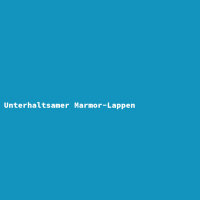 Unterhaltsamer Marmor-Lappen