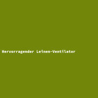 Hervorragender Leinen-Ventilator