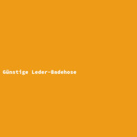 Günstige Leder-Badehose