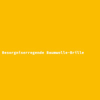 Besorgniserregende Baumwolle-Brille