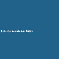 Leichte Aluminium-Mütze